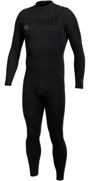 2026 O'Neill Mens O'Riginal RG8 4/3mm Chest Zip Wetsuit 5666 - Black